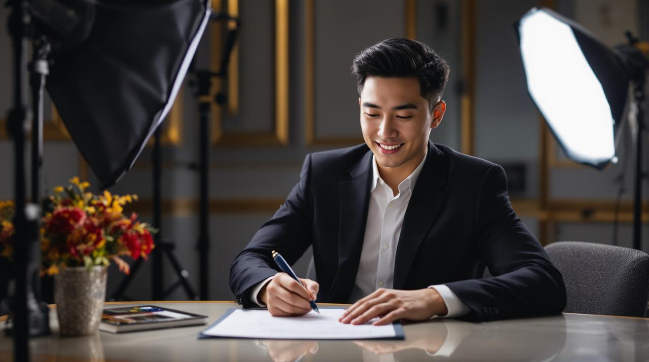 新生代演员苏晨正式签约电影天堂，开启全新艺术征程